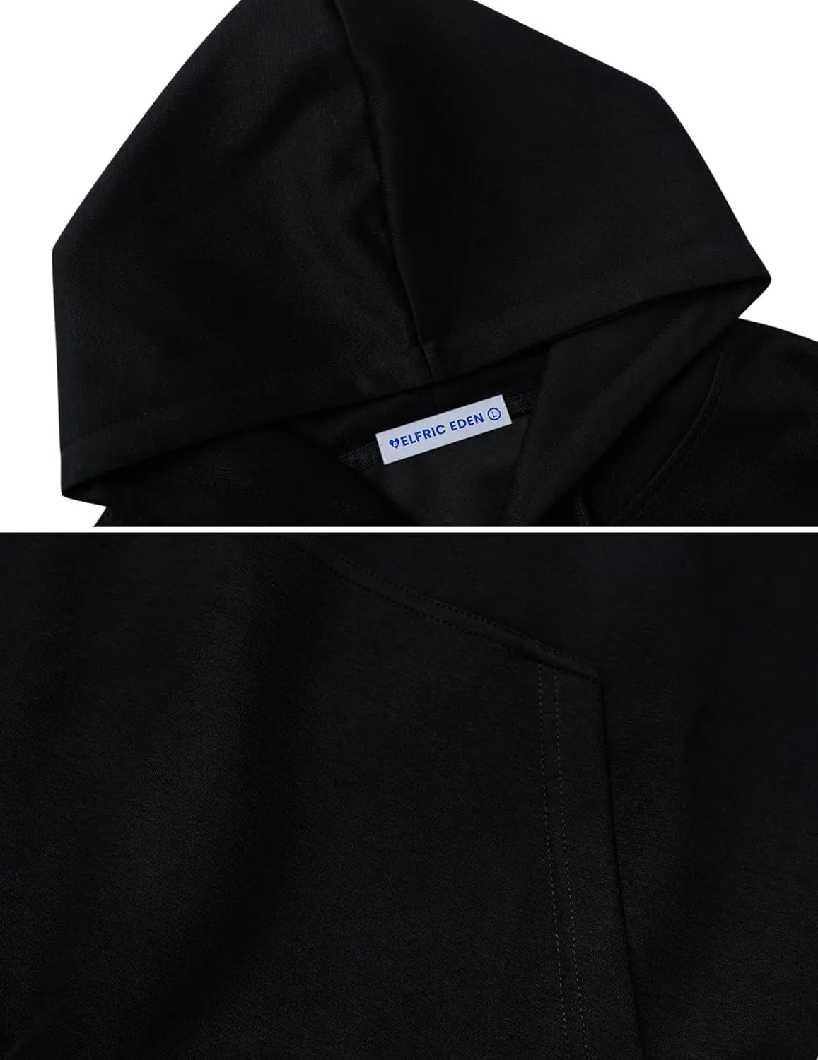 Aelfric Eden Graphic Hoodies for Men Letter Printed Hoodie Sweatshirt Oversized Streetwear Hooded Pullover