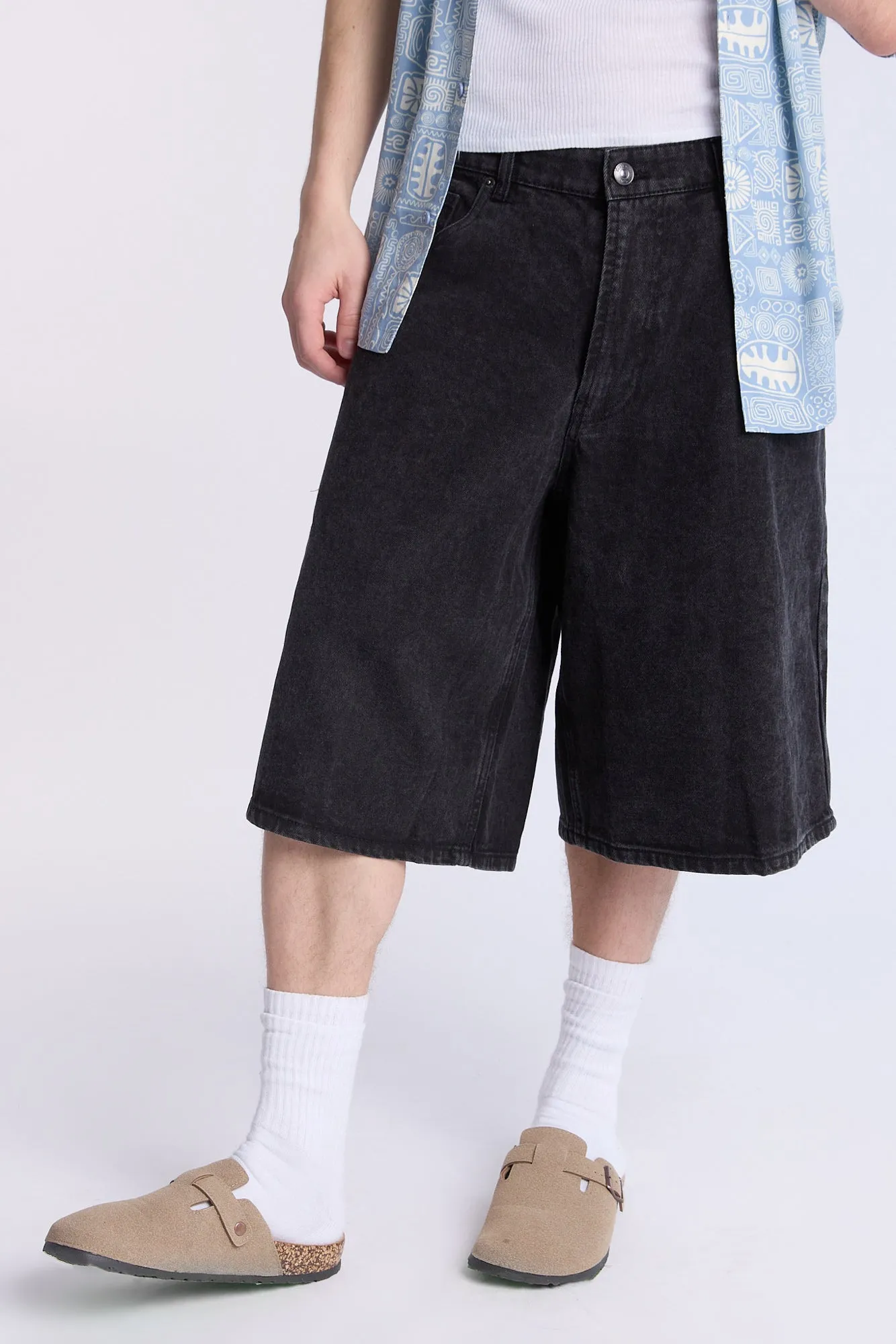 Arsenic Mens Baggy Denim Shorts