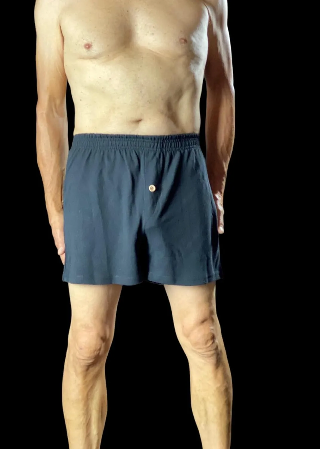 Asatre Hemp and Organic Cotton Boxer Shorts, Functional Button Fly Boxers