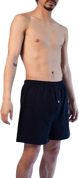 Asatre Hemp and Organic Cotton Boxer Shorts, Functional Button Fly Boxers
