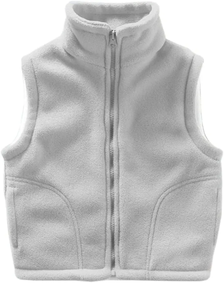 Baby Boys&Girls Polar Fleece Sleeveless Jacket Outerwear Vests