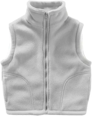 Baby Boys&Girls Polar Fleece Sleeveless Jacket Outerwear Vests