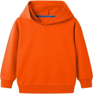 Boy's Soid Fleece Hoodie Classic Dot Hooded Youth Sweatshirt Youth Long Sleeve Pullover Hoodie