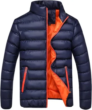 Bubble Coat Men Puffer Winter Warm Slim Fit Thick Down Coat Casual Jacket Outerwear Top Men Jackets Winter