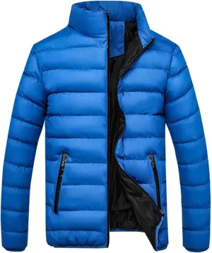 Bubble Coat Men Puffer Winter Warm Slim Fit Thick Down Coat Casual Jacket Outerwear Top Men Jackets Winter