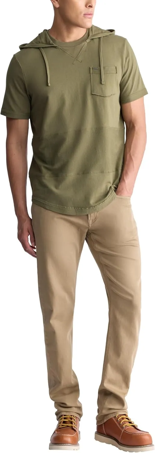 Buffalo David Bitton Men's Short Sleeve French Terry Hoodie