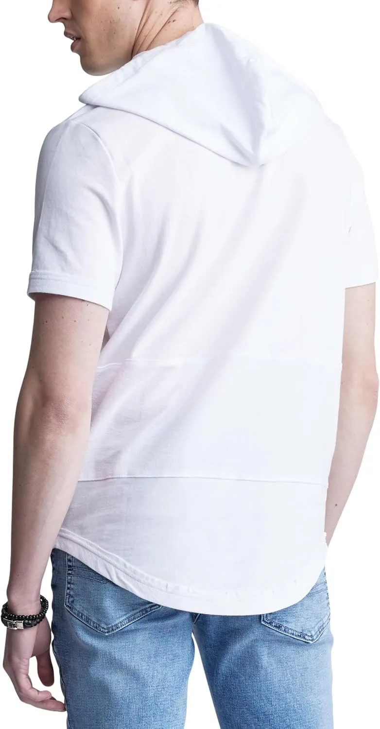 Buffalo David Bitton Men's Short Sleeve French Terry Hoodie