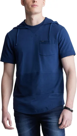 Buffalo David Bitton Men's Short Sleeve French Terry Hoodie