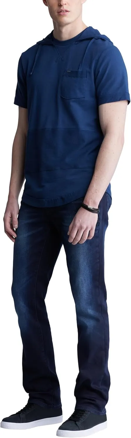 Buffalo David Bitton Men's Short Sleeve French Terry Hoodie