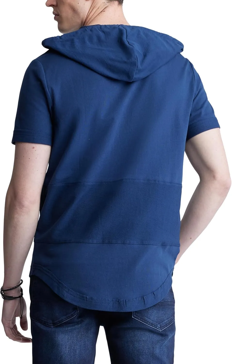 Buffalo David Bitton Men's Short Sleeve French Terry Hoodie