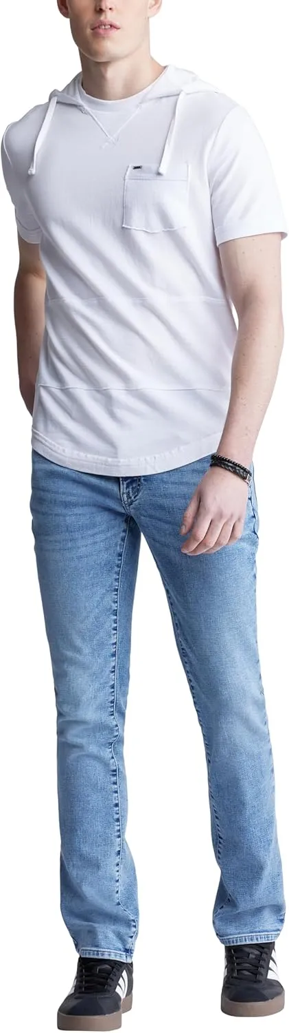 Buffalo David Bitton Men's Short Sleeve French Terry Hoodie