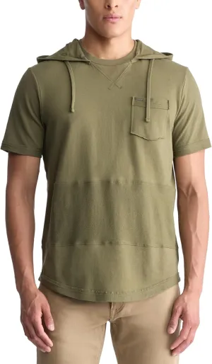 Buffalo David Bitton Men's Short Sleeve French Terry Hoodie
