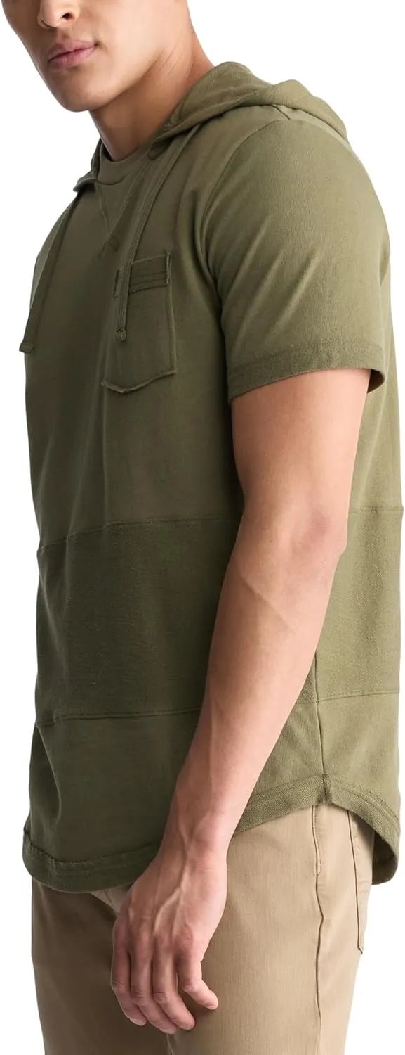 Buffalo David Bitton Men's Short Sleeve French Terry Hoodie