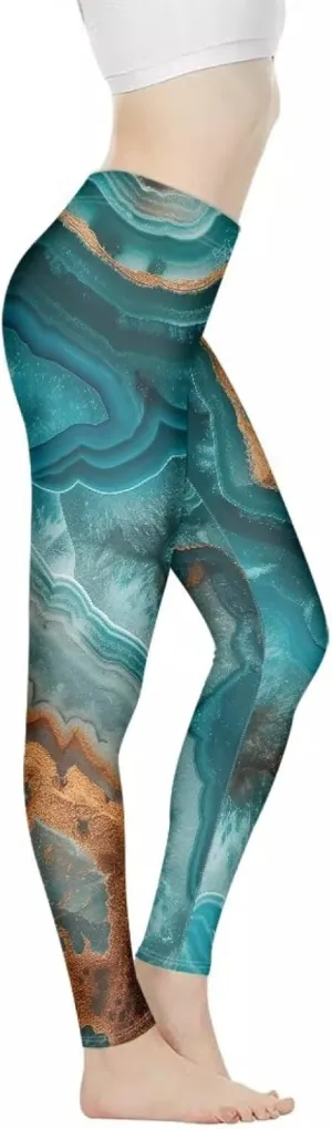 Bulopur Ladies Yoga Pants Soft Work Leggings Lounge Pants Trousers with High Waisted Tummy Control