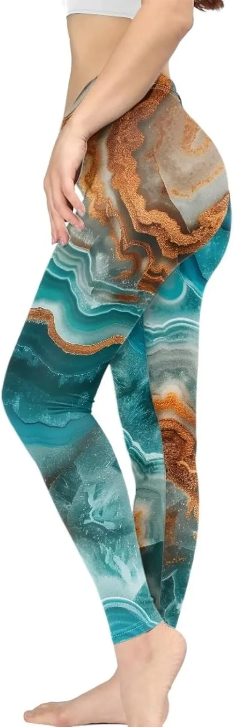 Bulopur Ladies Yoga Pants Soft Work Leggings Lounge Pants Trousers with High Waisted Tummy Control