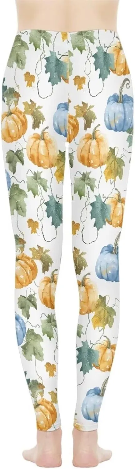 Bulopur Thanksgiving Fall Yoga Pants Full Length Workout Sweatpants Leggings Trousers for Women