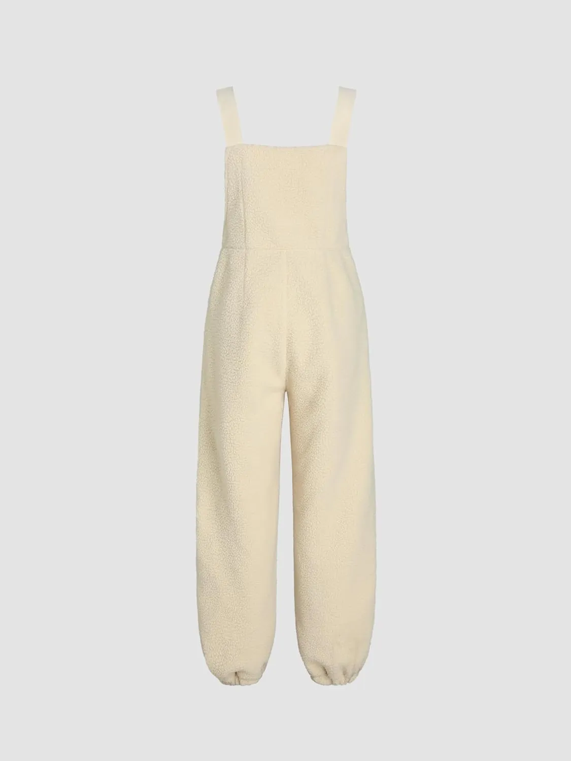 CIDER Women's Fleece Warm Overalls Jogger with Pockets Winter Outfits Sherpa Lined Loose Casual Jumpsuits