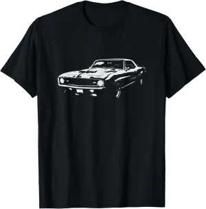 Classic Muscle Car Retro Vintage 60s 70s Car Lover Graphic T-Shirt