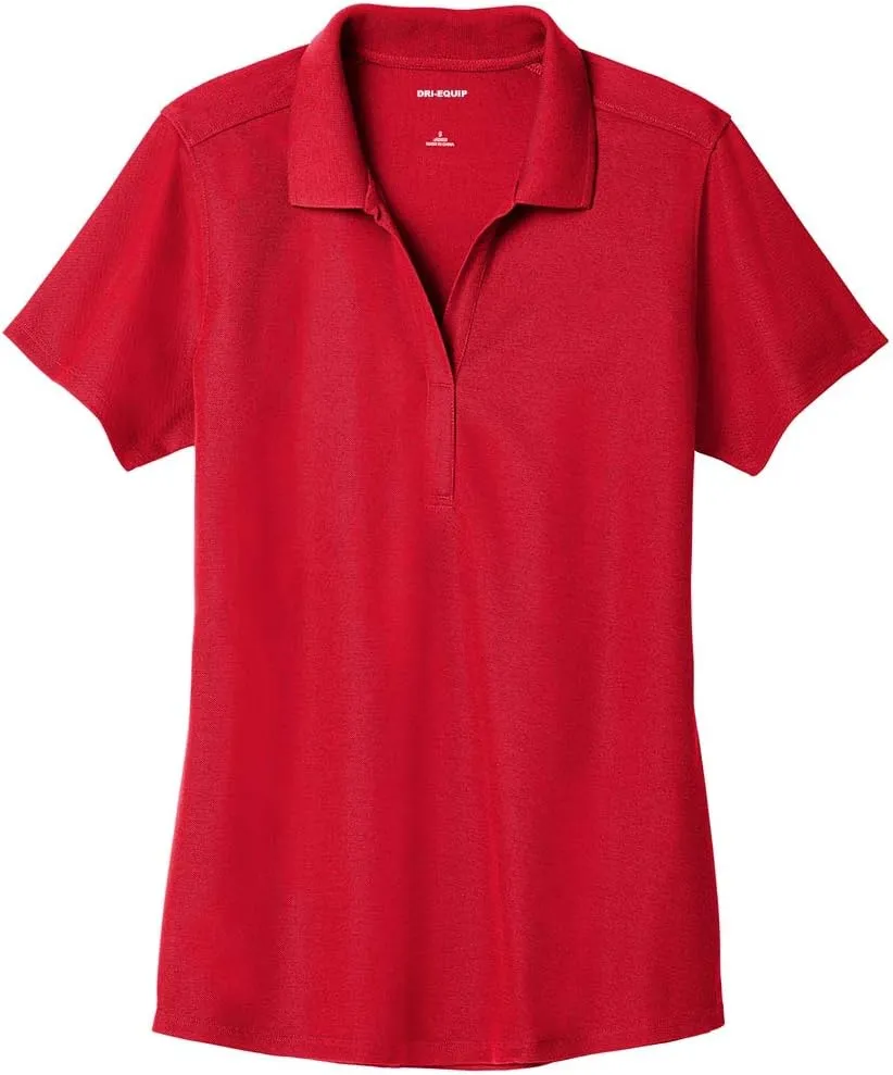 Dri-Equip Ladies Moisture Wicking Pique Polo Sizes XS-4XL