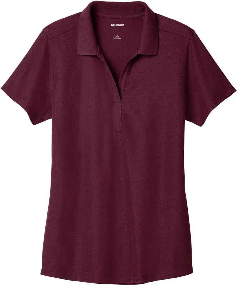 Dri-Equip Ladies Moisture Wicking Pique Polo Sizes XS-4XL