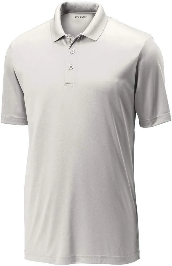 DRIEQUIP Mens Moisture Wicking Golf Polos Sizes XS-4XL