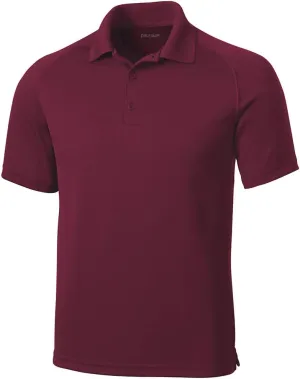 DRIEQUIP Mens Moisture Wicking Raglan Polo Sizes XS-4XL