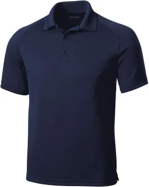 DRIEQUIP Mens Moisture Wicking Raglan Polo Sizes XS-4XL
