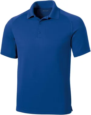 DRIEQUIP Mens Moisture Wicking Raglan Polo Sizes XS-4XL