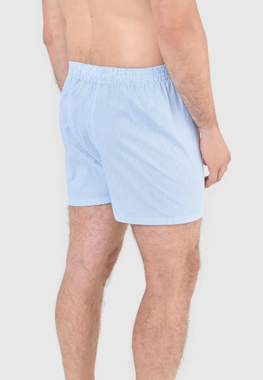 El Bho Nocturno Men's Boxer Briefs Classic Woven 1 Unit Checkered Striped Underwear for Men Boxers for Men