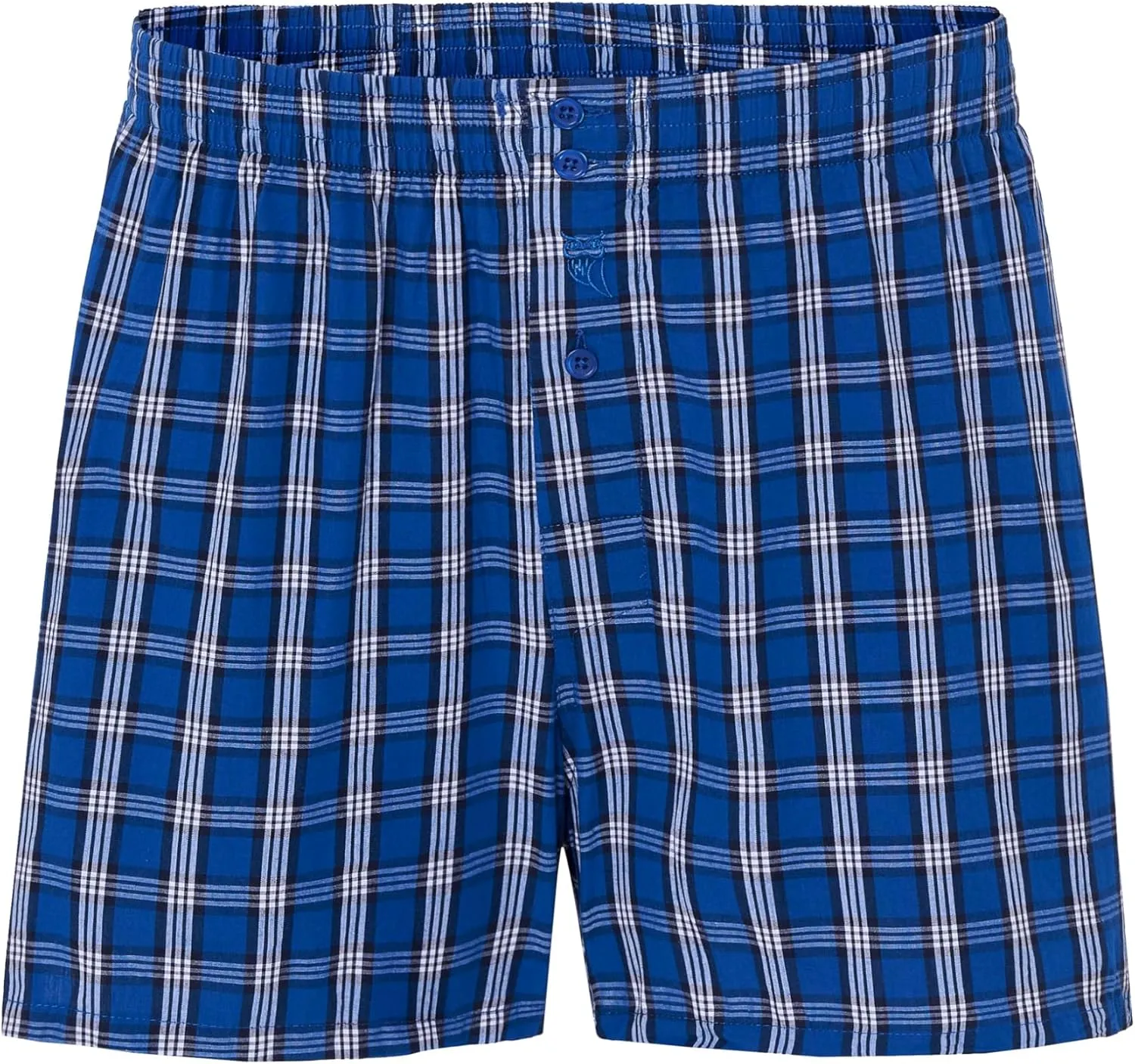 El Bho Nocturno Men's Boxer Briefs Classic Woven 1 Unit Checkered Striped Underwear for Men Boxers for Men