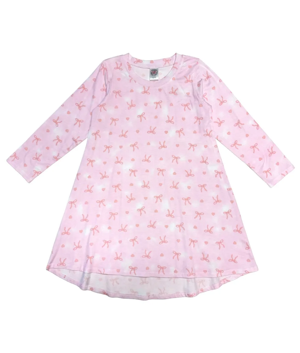 Esme Coquette Long Sleeve Swing Dress
