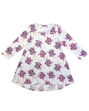 Esme Fairies Long Sleeve Swing Dress