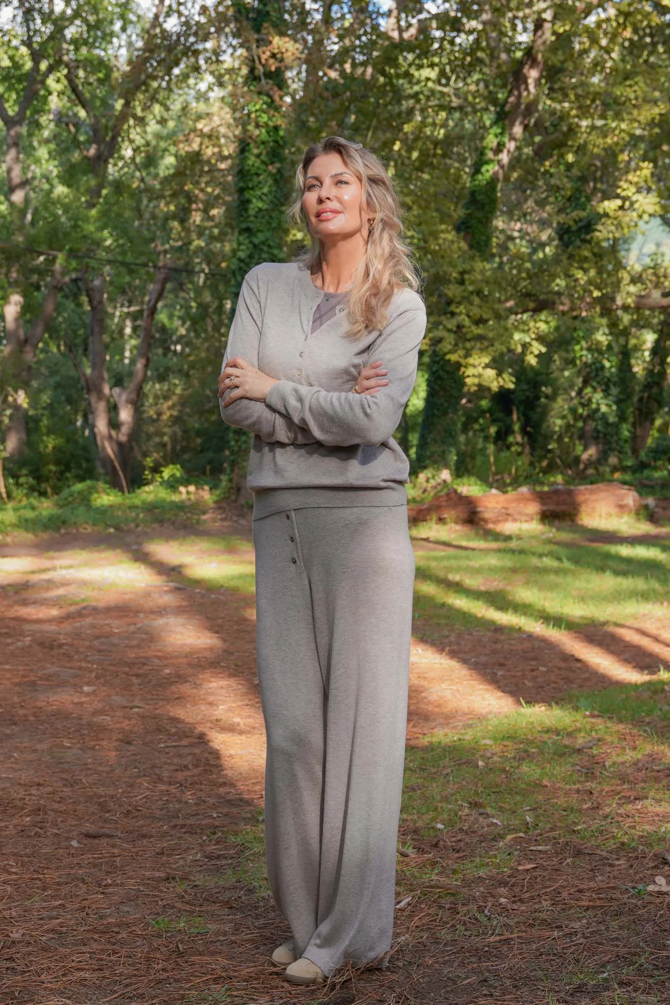Fawn Grandpa Pullover