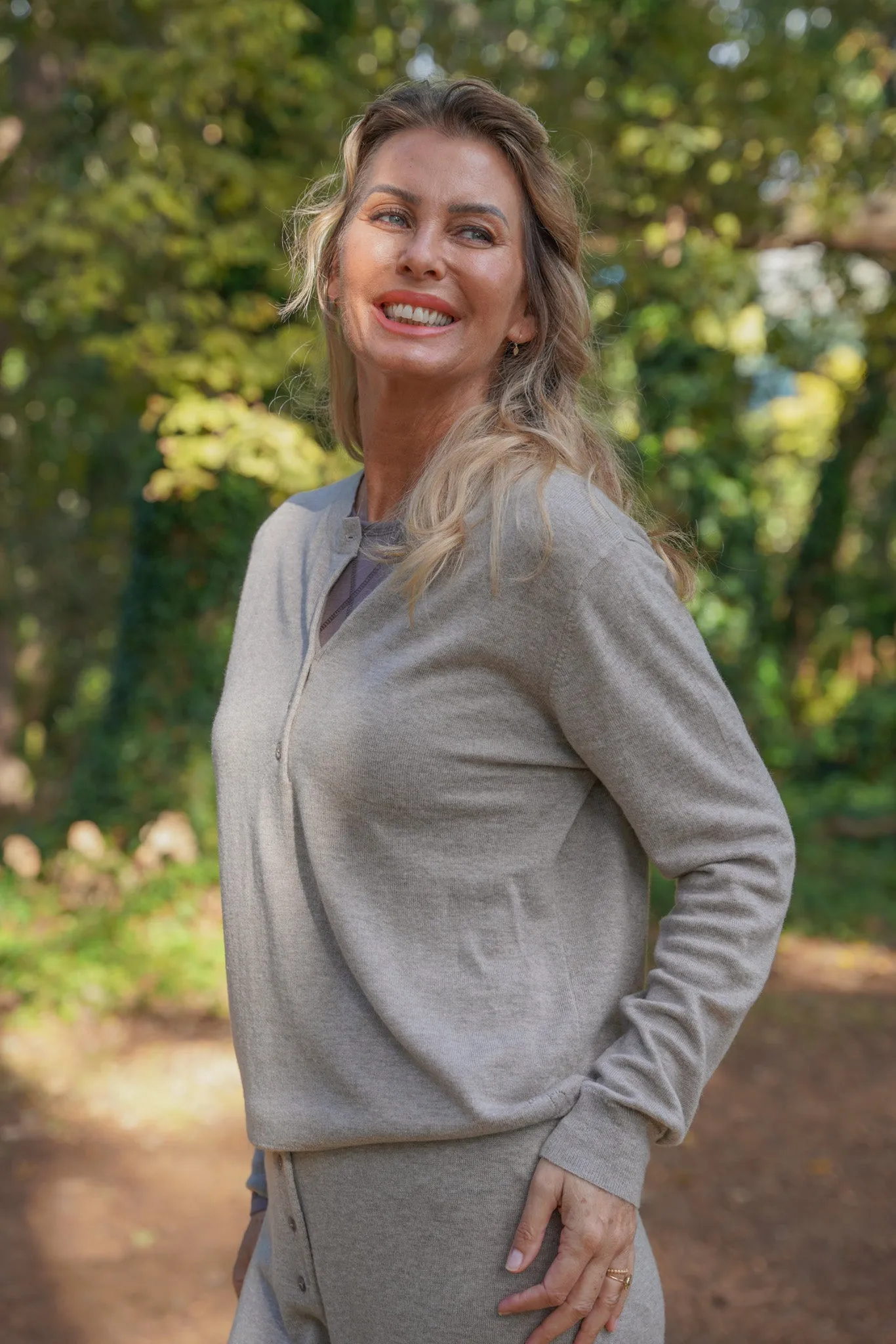 Fawn Grandpa Pullover