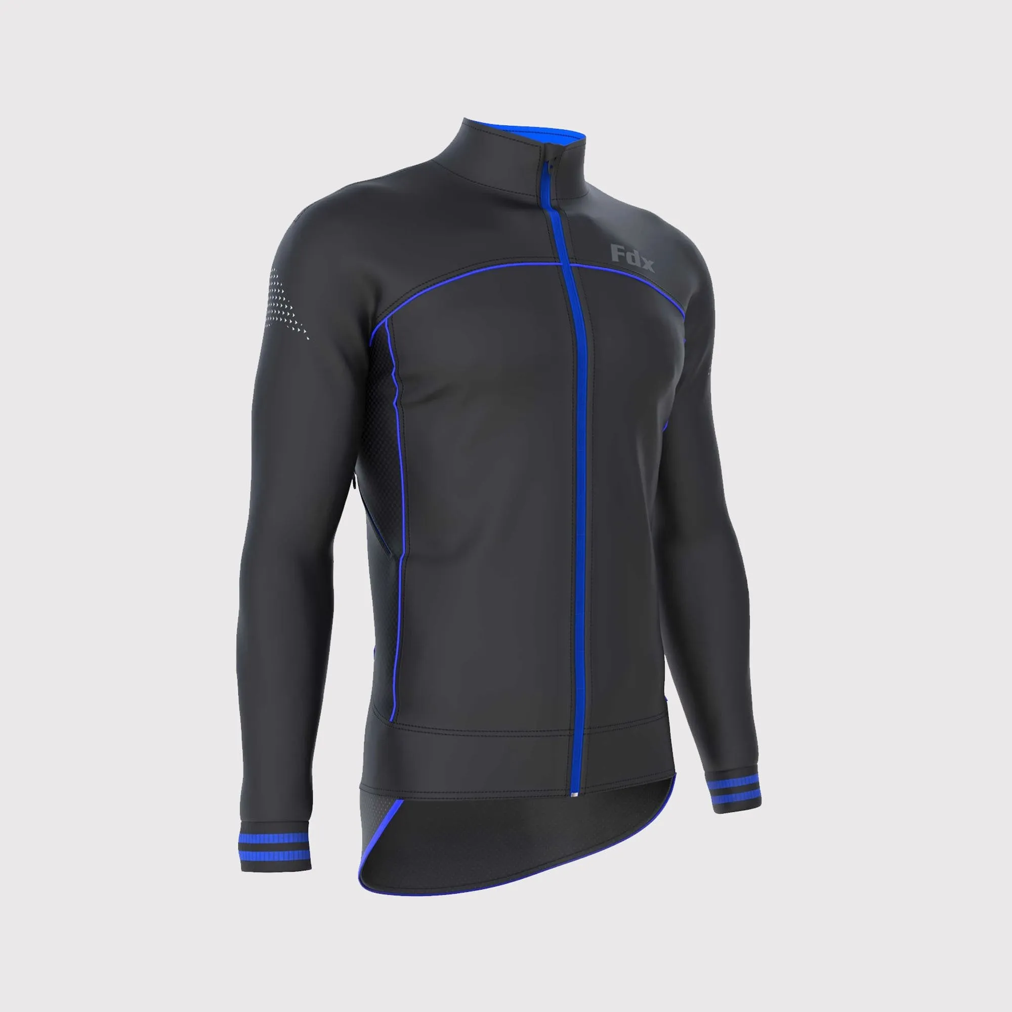 Fdx Apollux Blue Men's Windproof Cycling Jacket