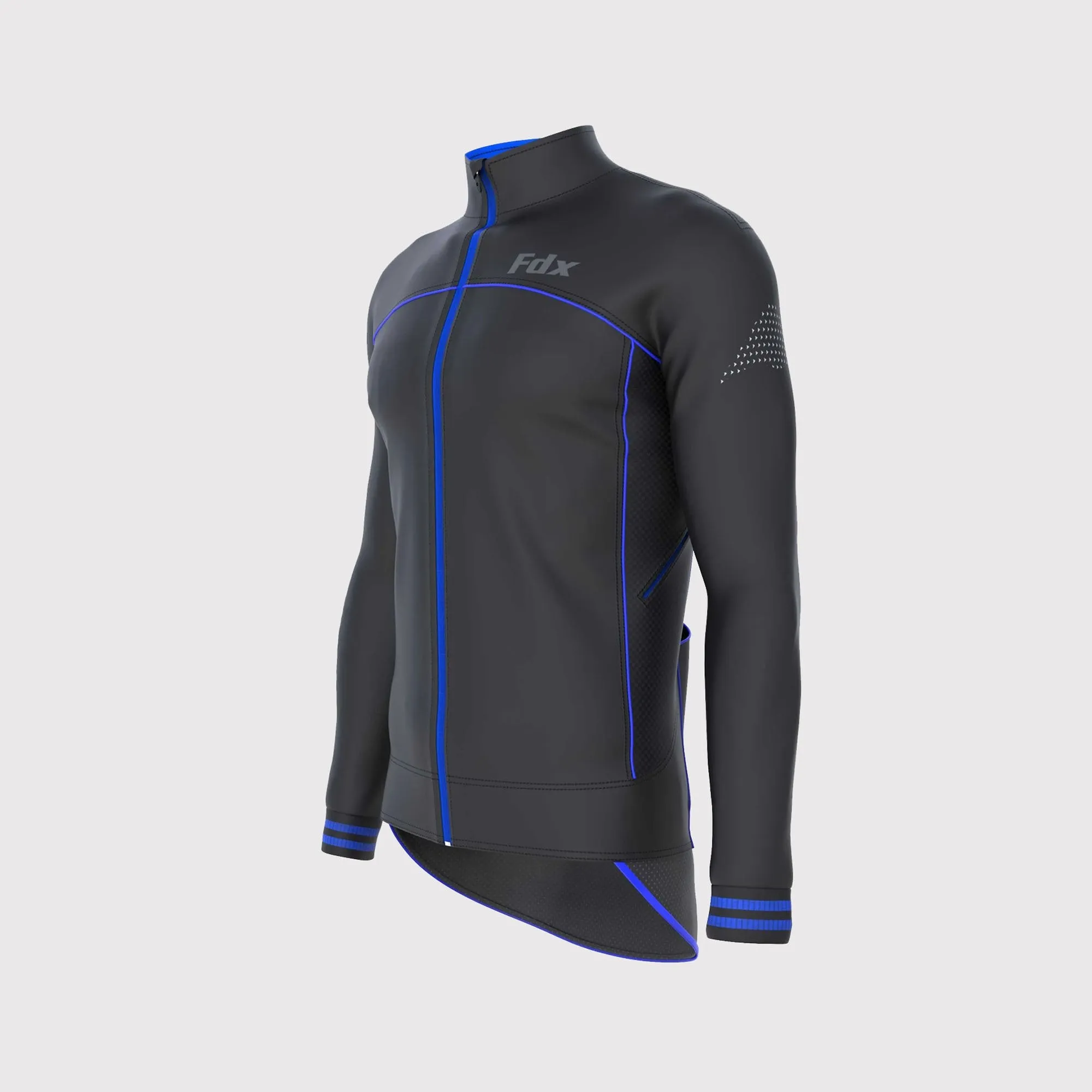 Fdx Apollux Blue Men's Windproof Cycling Jacket