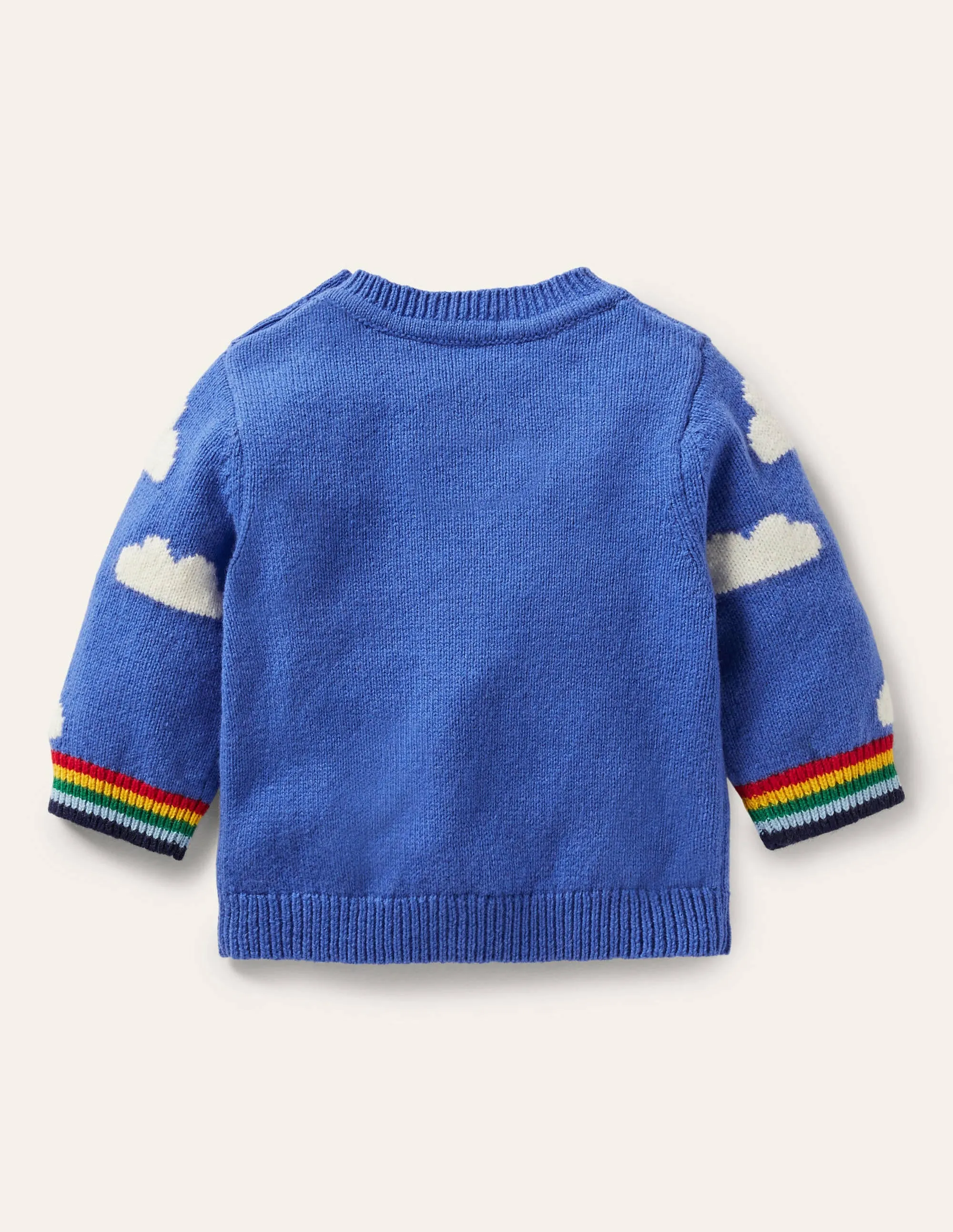 Fun Knitted Jumper-Elizabethan Blue Plane