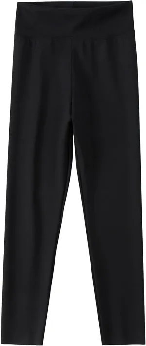 Girls' Leggings Solid Colour Girls Athletic Leggings High Waisted Tight Pants Stretch Comfort Bottom Yoga Trousers