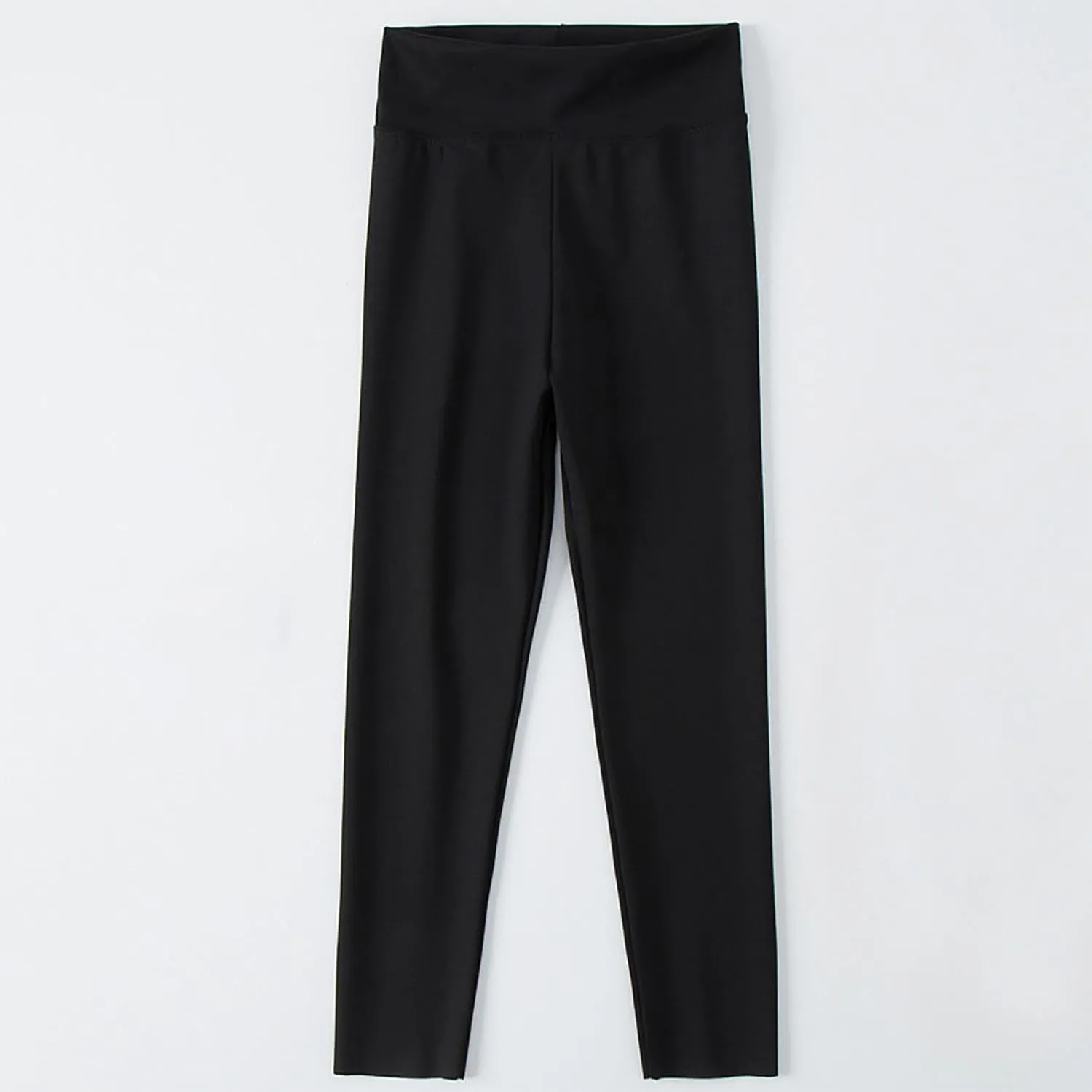 Girls' Leggings Solid Colour Girls Athletic Leggings High Waisted Tight Pants Stretch Comfort Bottom Yoga Trousers