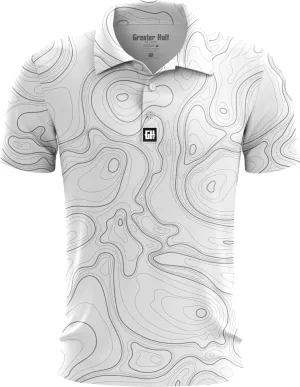 Greater Half Camo Golf Polos | Camouflage Polo | Moisture Wicking | Super Streach