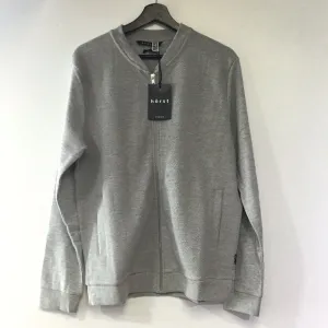 Hrst Fleece Baseball Collar Light Grey HRFL211312