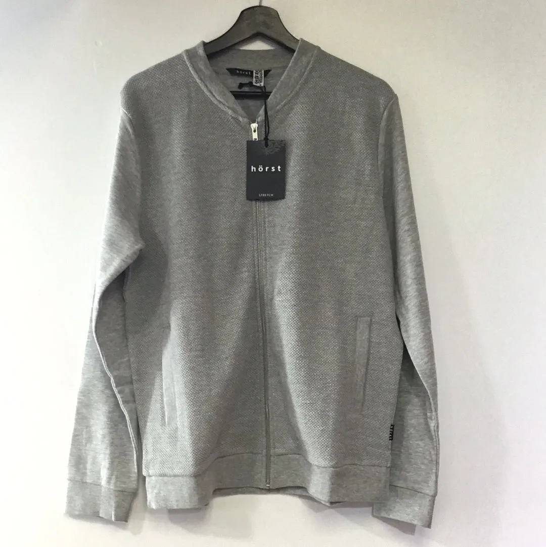 Hrst Fleece Baseball Collar Light Grey HRFL211312