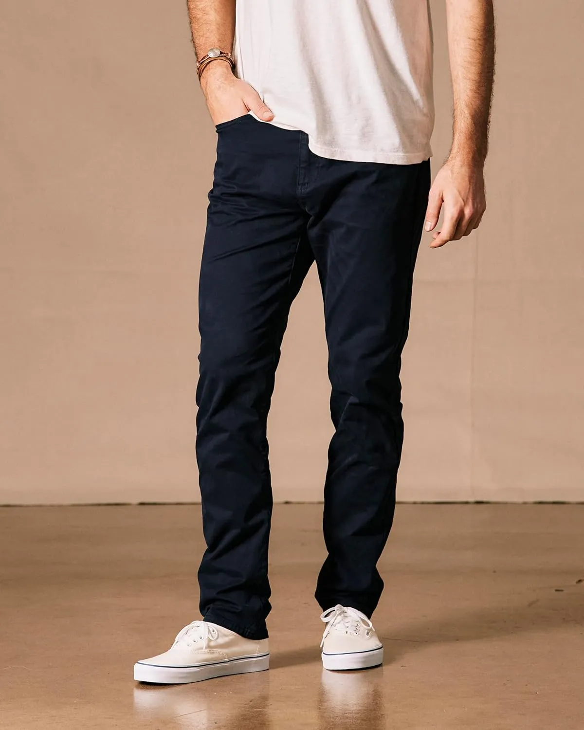 Huckberry Flint and Tinder Men's 365 Pant, Stretch Comfort, 5-Pocket Mens Pant