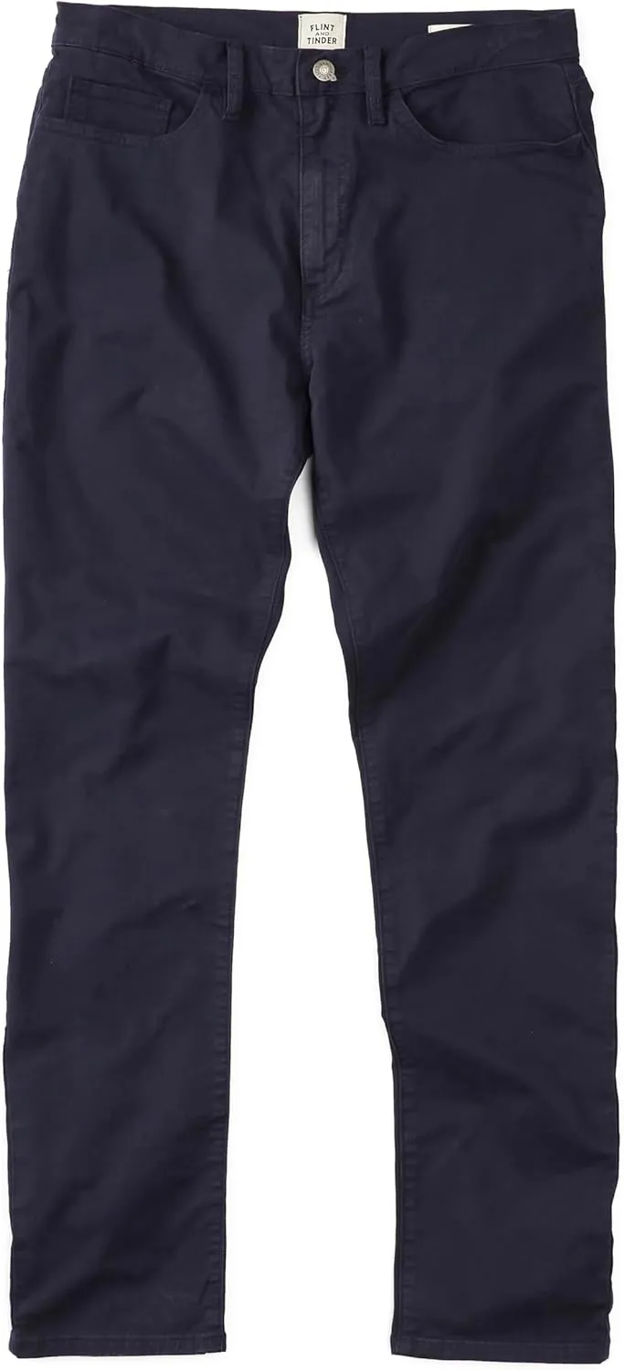 Huckberry Flint and Tinder Men's 365 Pant, Stretch Comfort, 5-Pocket Mens Pant
