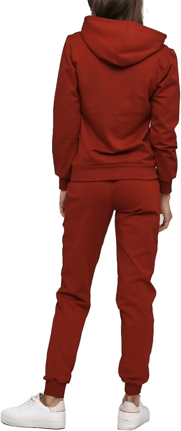 JIHUILAI Two Piece Tracksuit For Women Long Sleeve Stripe Zipper Jacket With Sweatpants Jogger Hoodie Sweatsuit Workout Set