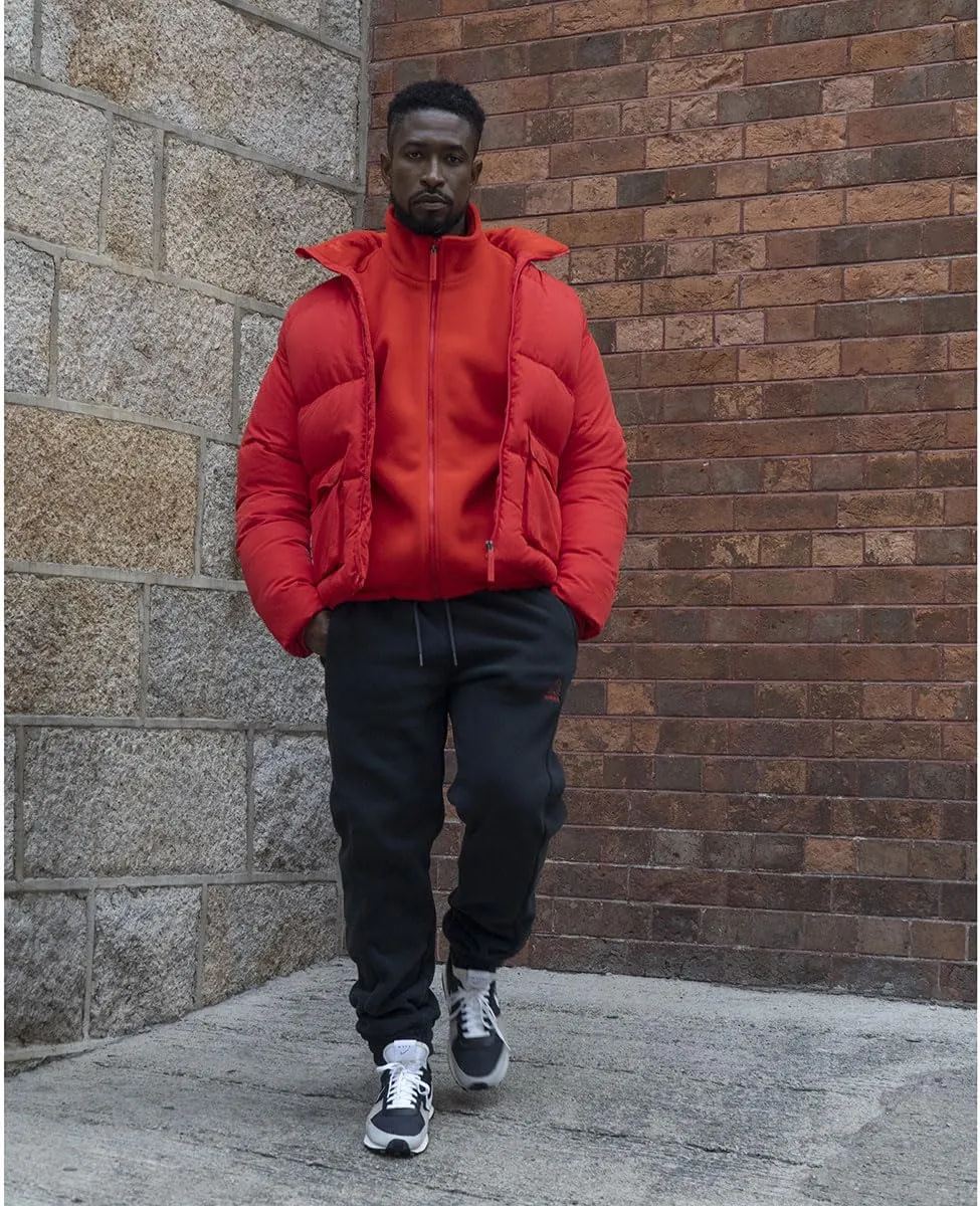Kangol Patch Pocket Down Jacket - Jet Black/XL Jackets & Vests