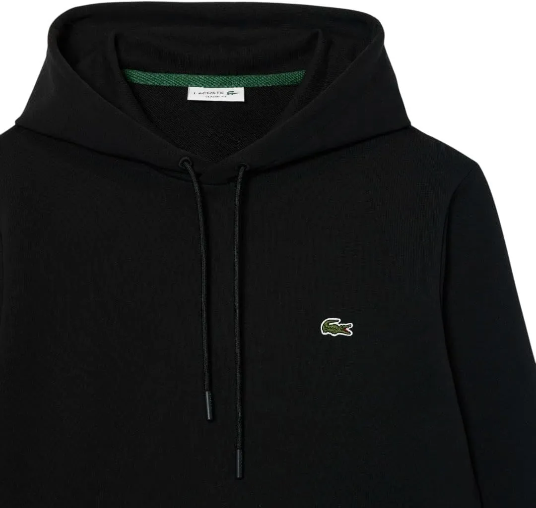 Lacoste Men's Non-Brushed Fleece Hoodie