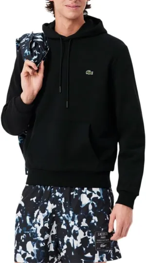 Lacoste Men's Non-Brushed Fleece Hoodie