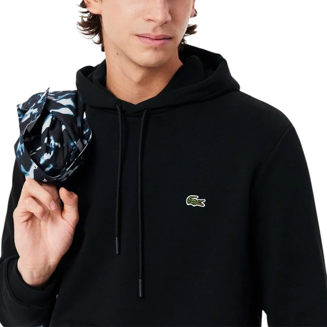 Lacoste Men's Non-Brushed Fleece Hoodie