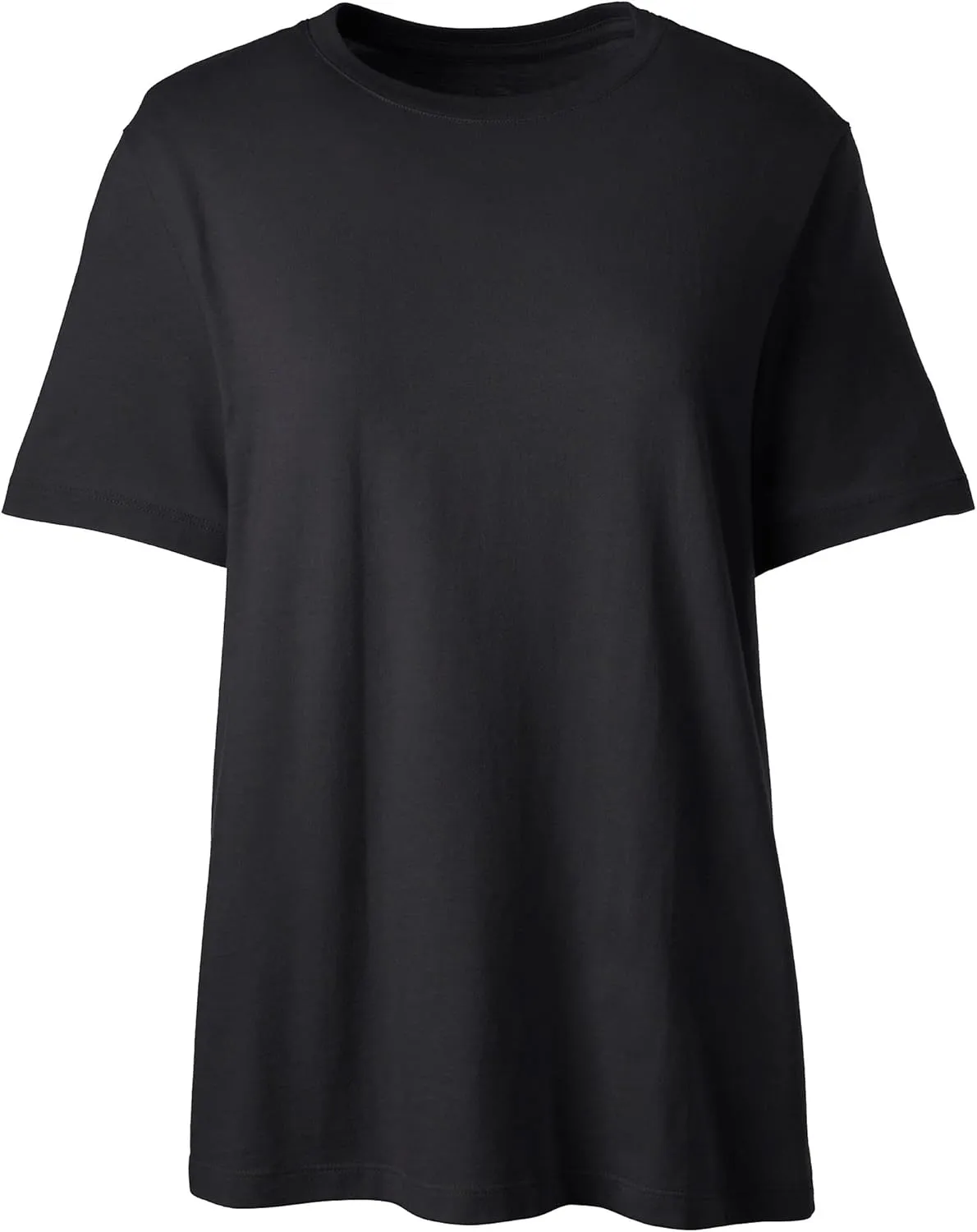 Lands' End School Uniform Women's Short Sleeve Feminine Fit Essential T-Shirt